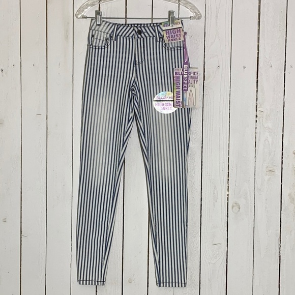 Blue Spice Pants - Blue Spice High Waist Ankle Pants